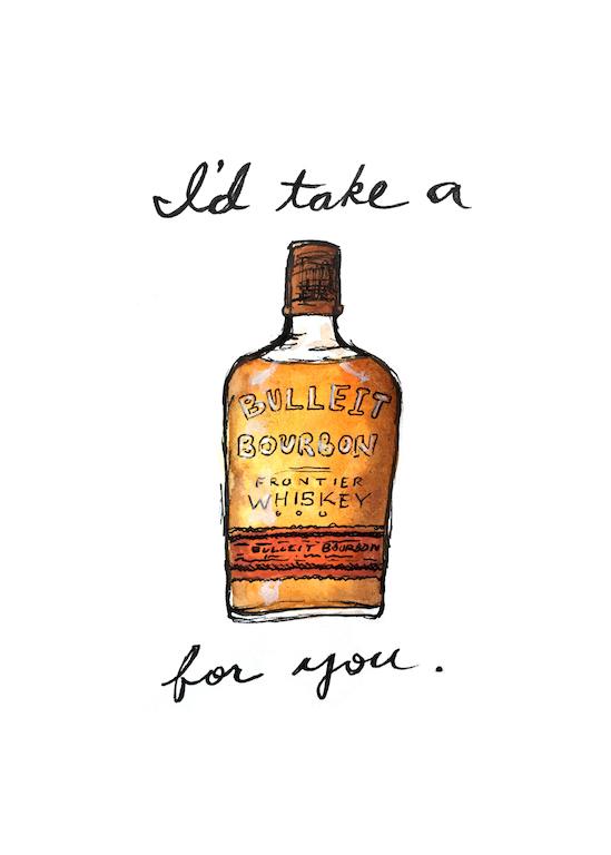 I'd take a Bulleit for you. - Holiday Spirits Calendars